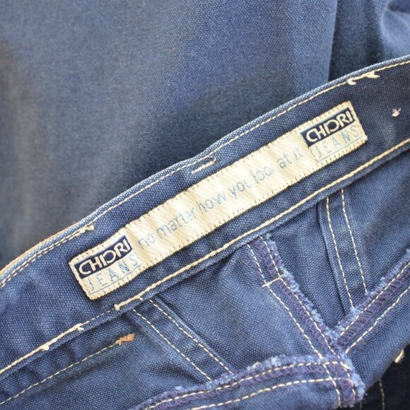 NWOT Vintage 90s Chiori Straight Leg Blue Denim Jeans Sz 29 - Picture 6 of 7